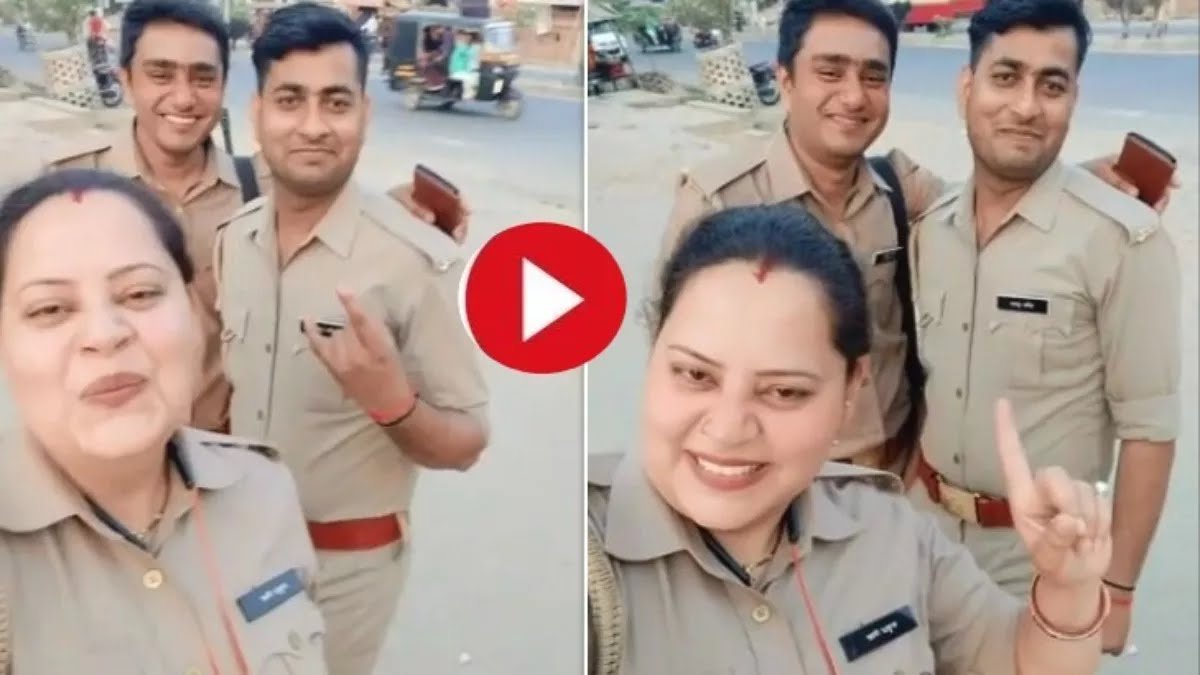 हीरो तू मेरा हीरो है... पर मह‍िला स‍िपाही ने पुल‍िस कर्म‍ियों संग बनाई रील, एसपी ने तीनों को क‍िया न‍िलंब‍ित