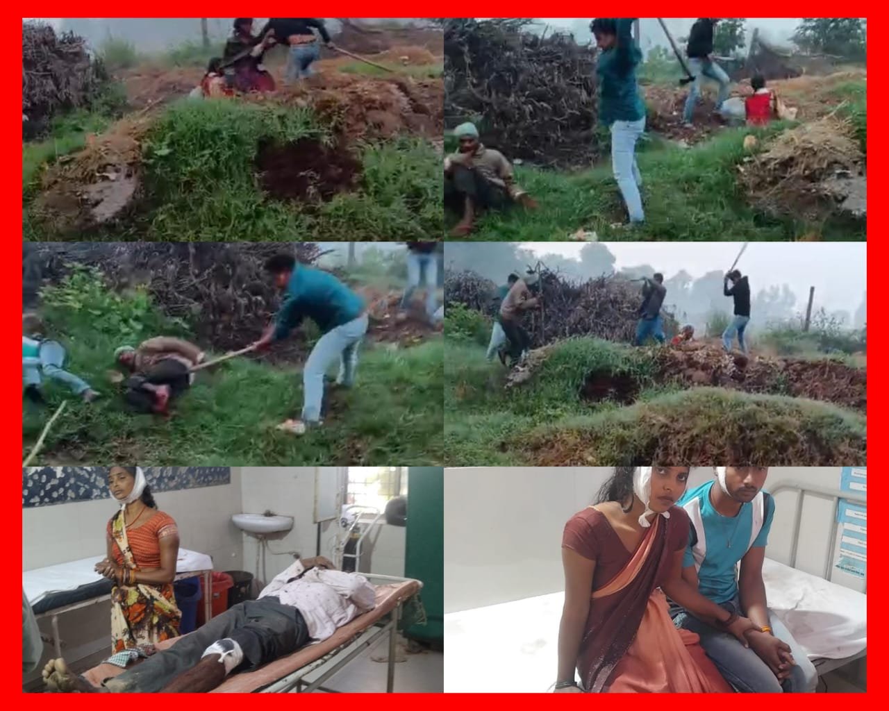 रायबरेली - कूड़ा डालने को लेकर हुआ खूनी संघर्ष, एक पक्ष से पाँच घायल, चार रेफर