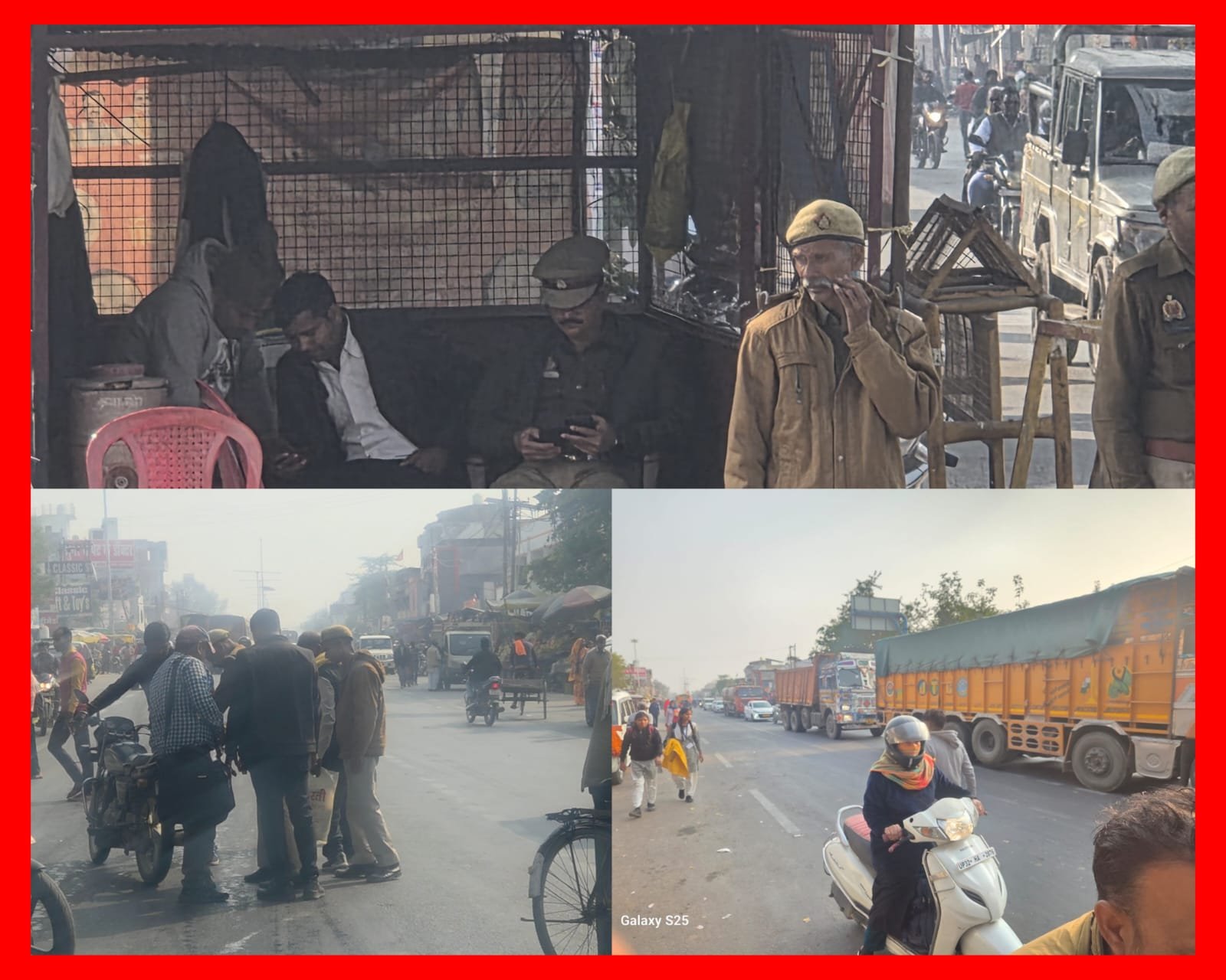 रायबरेली - होमगार्ड के भरोसे दिख रही है बछरावां की ट्रैफिक व्यवस्था 