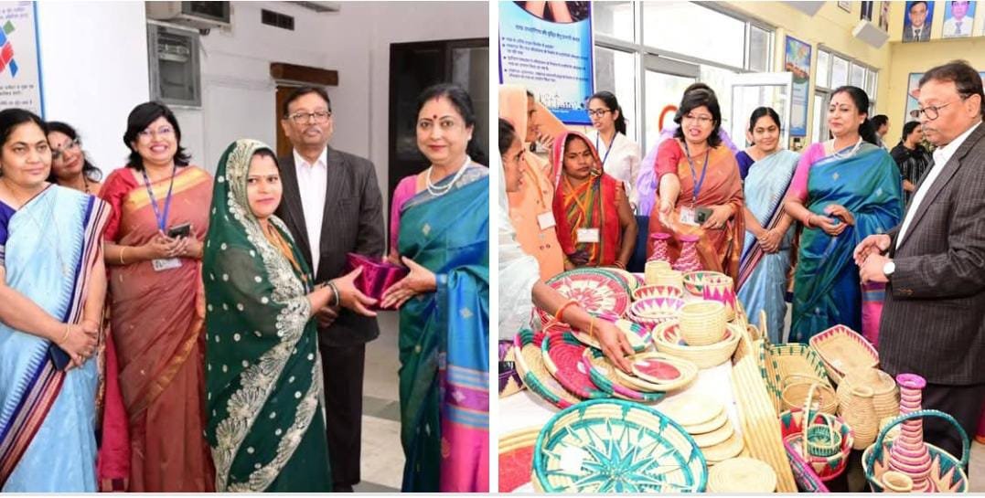 रायबरेली-एनटीपीसी में मूंज क्राफ्ट प्रदर्शनी का आयोजन
