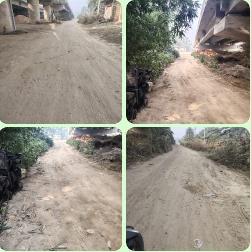 रायबरेली - एनएचएआई की मनमानी से नहीं बन पा रही है सर्विस लेन, ग्रामीणों में आक्रोश