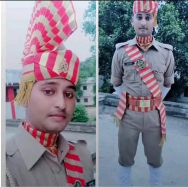 रायबरेली - पीएससी जवान की आकस्मिक मौत, राजकीय सम्मान के साथ दी गई अंतिम विदाई