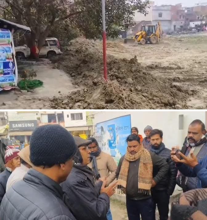 रायबरेली - विद्यालय की जमीन पर हो रहे कब्जे को लेकर विद्यालय स्टाफ एवं कब्जेदारों के बीच हो रही बहस का वीडियो हुआ वायरल