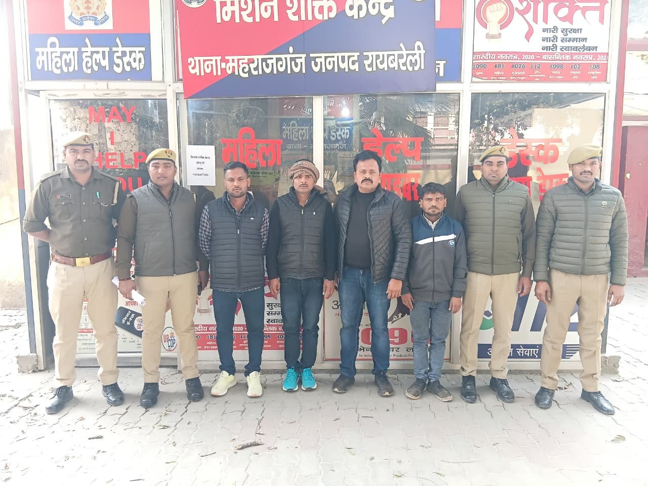 रायबरेली - हत्या के वांछित चार अभियुक्त गिरफ्तार, भेजा गया न्यायिक अभिरक्षा में