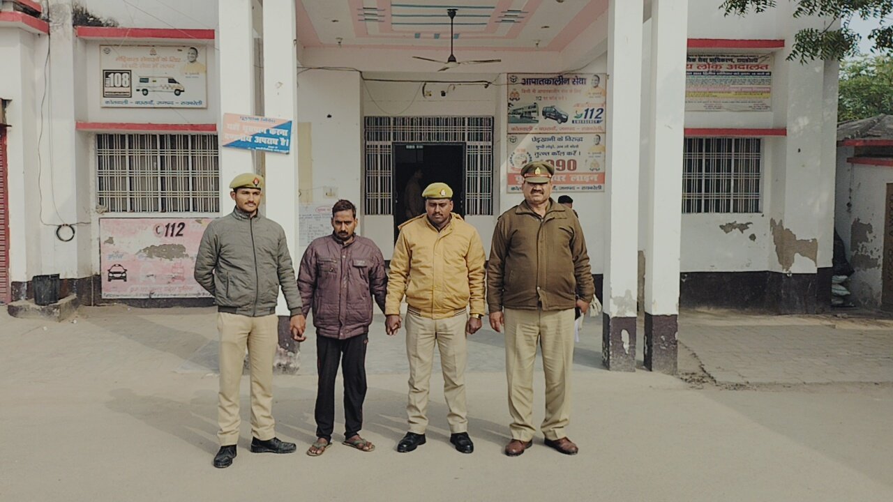 गैंगेस्टर अधिनियम का वाछिंत तथा 25,000 रुपये का इनामिया अभियुक्त गिरफ्तार 