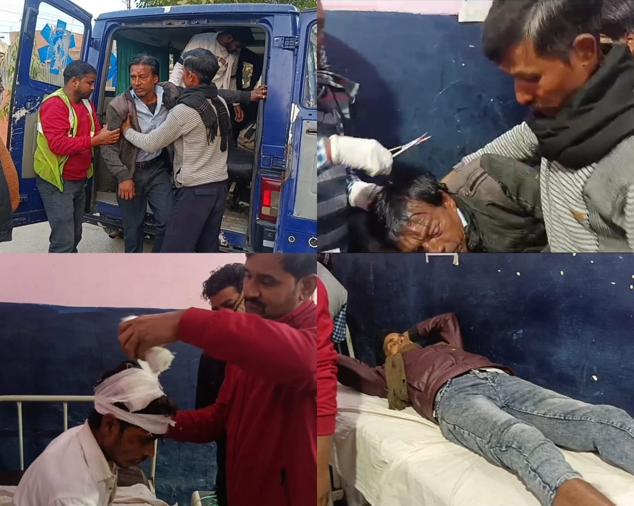 फॉर्च्यूनर ने टेंपो को मारी टक्कर चालक सहित तीन घायल 2 की हालत गंभीर