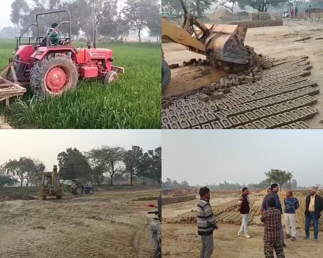 Raibareli-प्रशासन द्वाराअवैध कब्जै दारो के विरुद्ध चला बुलडोजर क्षेत्र में मचा हड़कंप  भारी संख्या में मौजूद रहे लोग