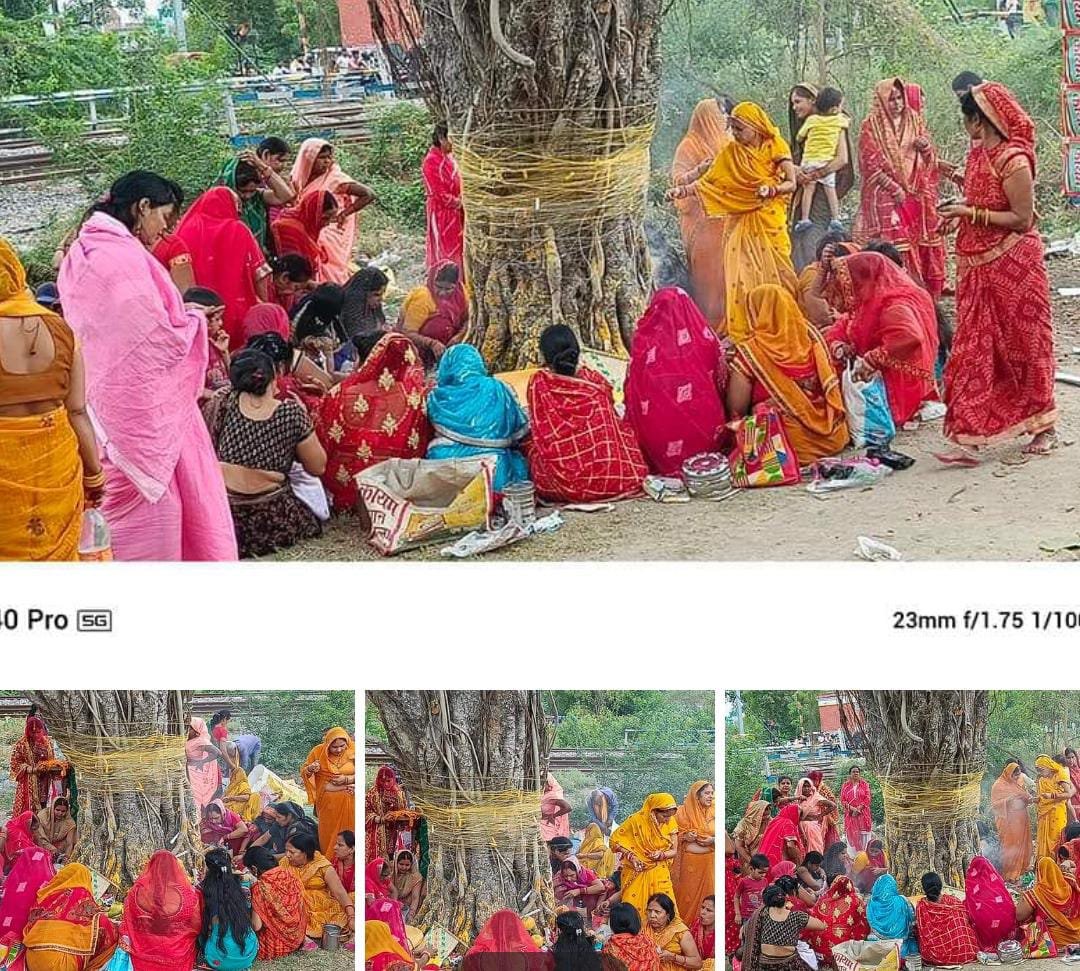 रायबरेली-सुहागिनों ने उपवास रखकर की वट वृक्ष की पूजा अर्चना, पति के दीर्घायु होने की कामना