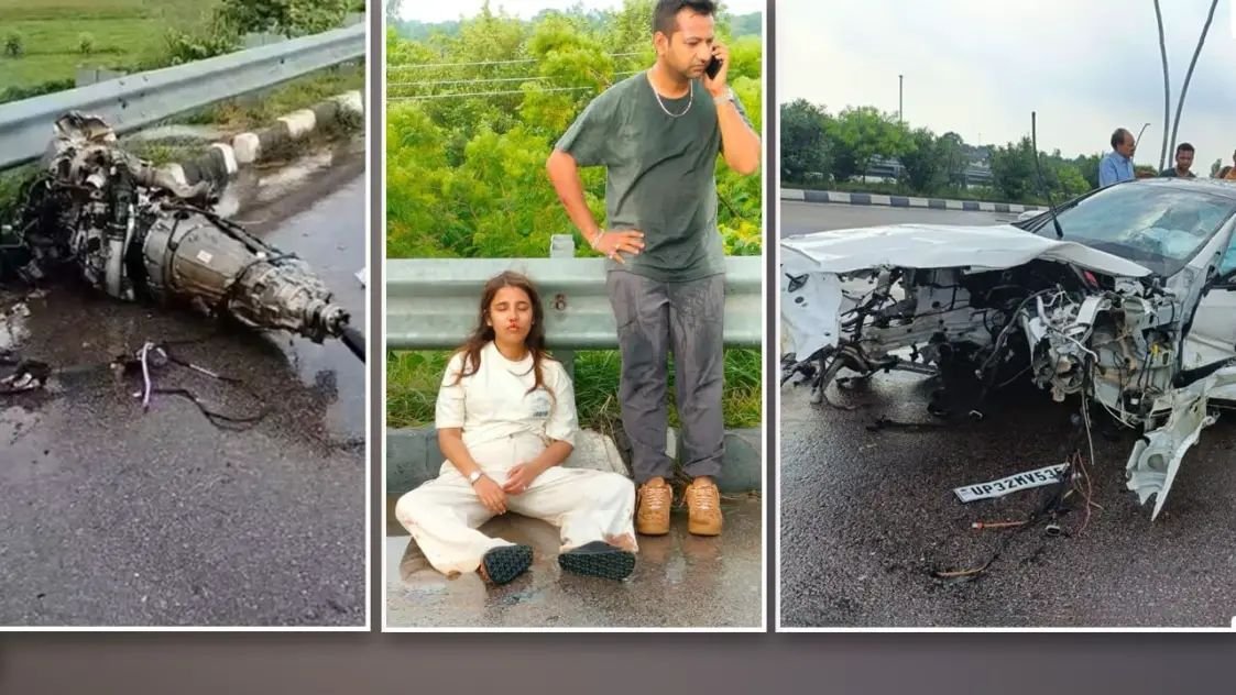 यूपी कैबिनेट मंत्री नंद गोपाल नंदी के बहू और बेटे हाल,लखनऊ-आगरा एक्सप्रेसवे कर रहे थे सफर