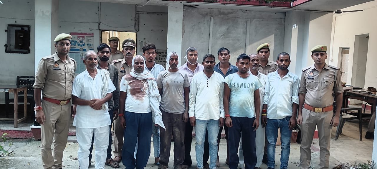 Raibareli-मारपीट में शामिल दोनों पक्षों के 11 लोगों को पुलिस ने किया  गिरफ्तार