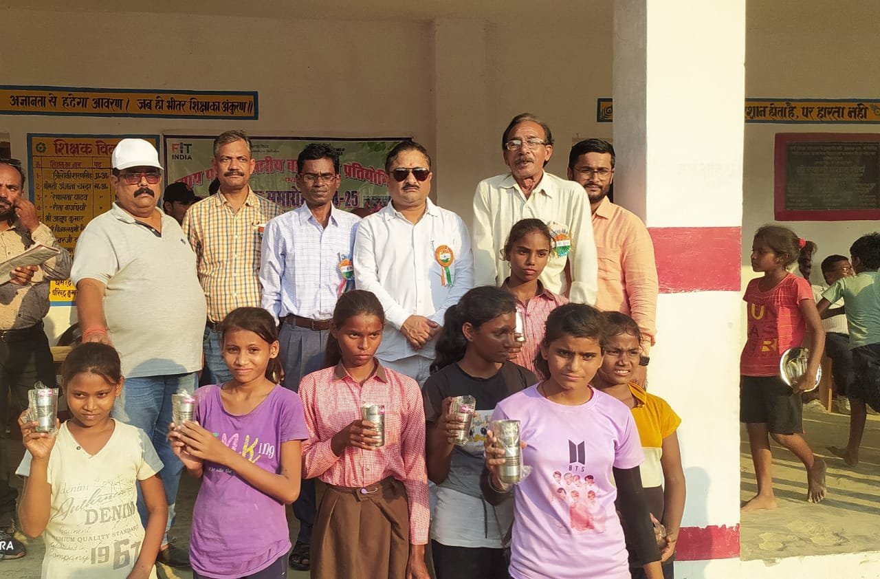 Raibareli-न्याय पंचायत स्तरीय वार्षिक बाल क्रीड़ा प्रतियोगिता का हुआ आयोजन 