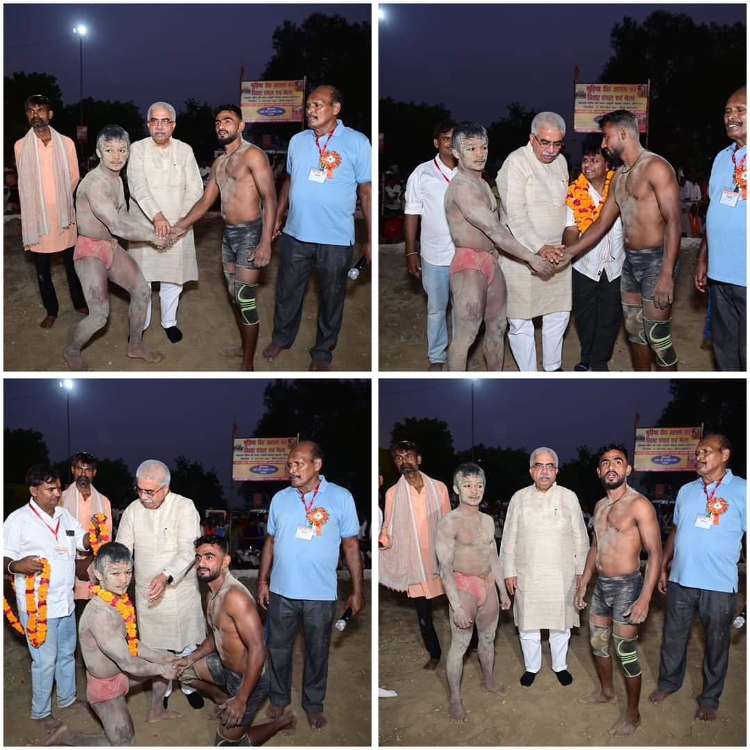 Raibareli-मुडिया डीह आश्रम के दंगल केसरी बने जम्मू के राकेश पहलवान