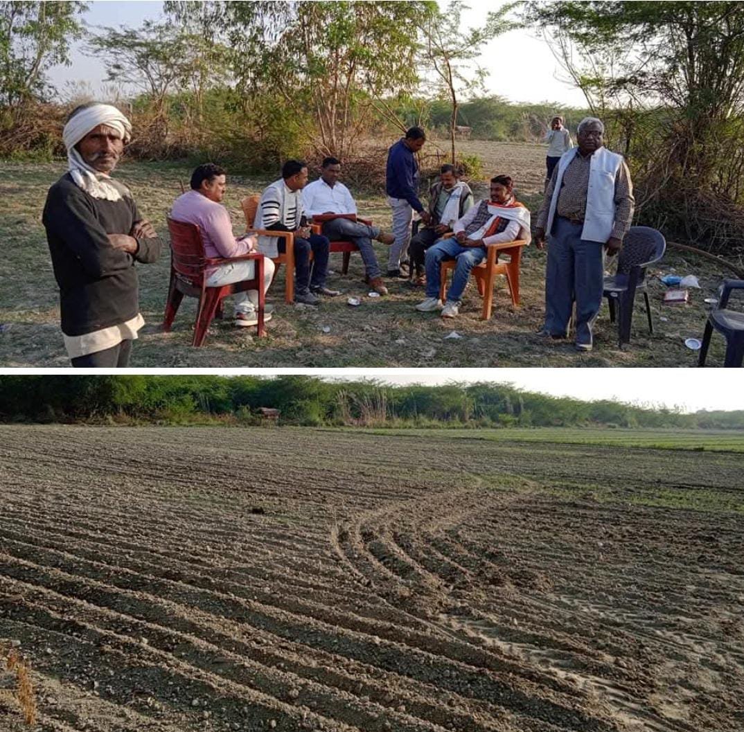 रायबरेली-अवैध कब्जा कर बोई फसल पर चला ट्रैक्टर , खाली कराई गई जमीन, मचा हडकंप
