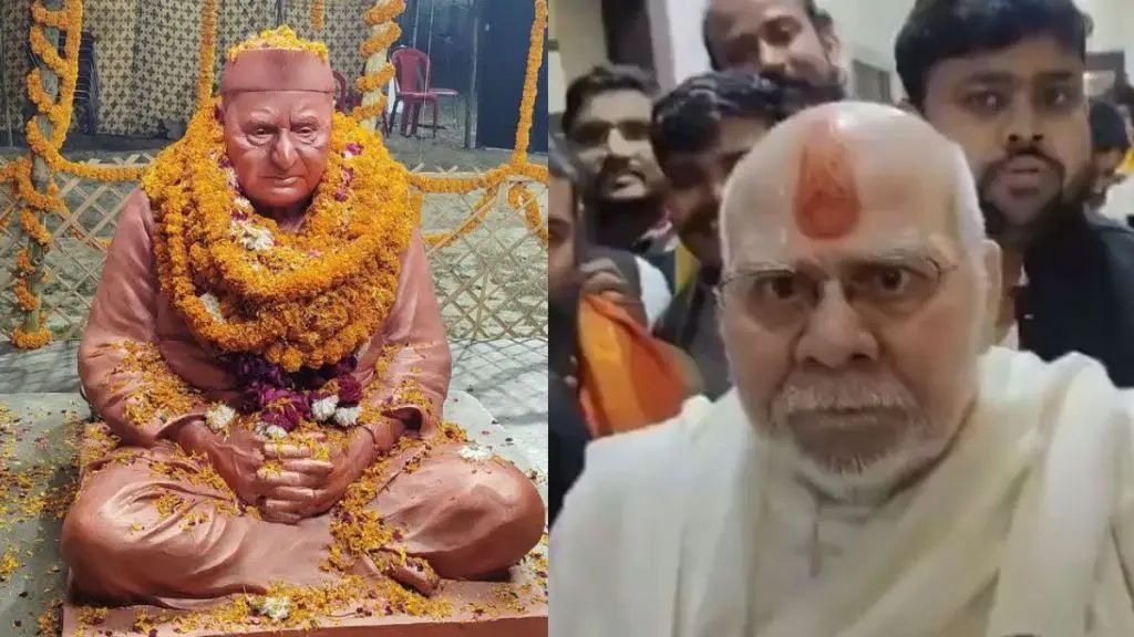 मुलायम सिंह प्रतिमा विवाद पर बोले पीठाधीश्वर ज्ञानदास, 'वह साधु नहीं बकवास हैं.'