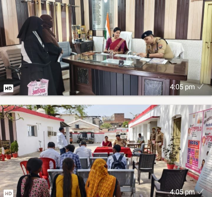 रायबरेली-डीएम-एसपी ने थाना दिवस पर सुनी लोगों की शिकायतें 