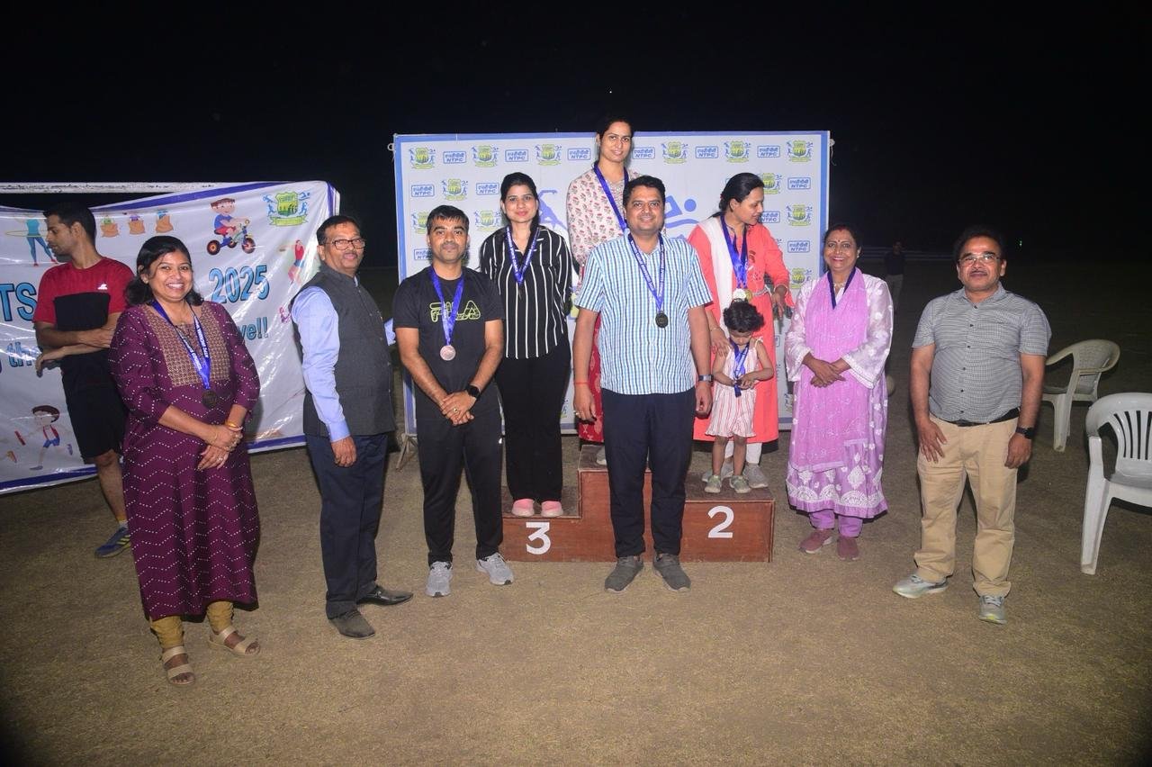 रायबरेली में एनटीपीसी ऊँचाहार में स्पोर्ट्स कार्निवल का भव्य आयोजन