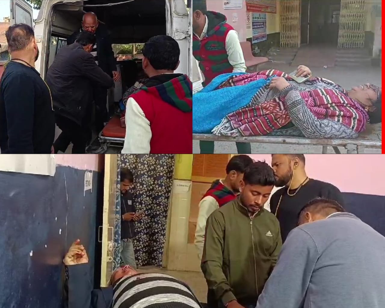 Raibareli-दो बाइको की आमने-सामने की टक्कर में दम्पति घायल हालत नाजुक