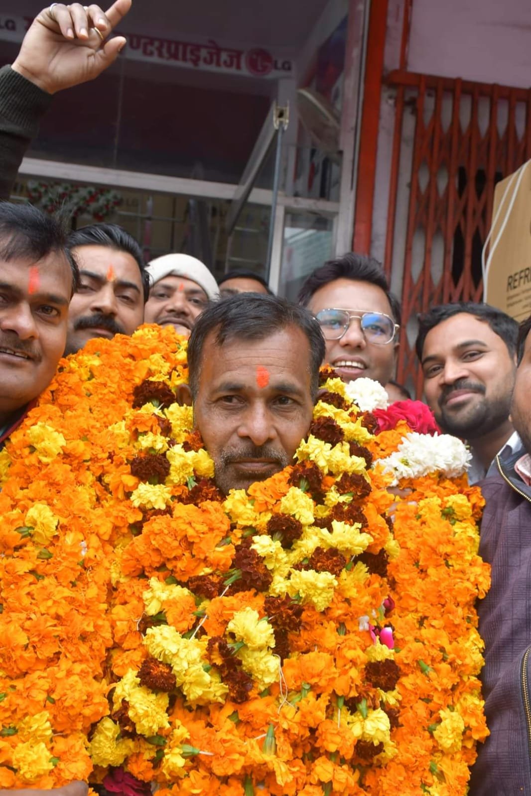 Raibareli-भाजपा मंडल अध्यक्ष का जोरदार स्वागत 