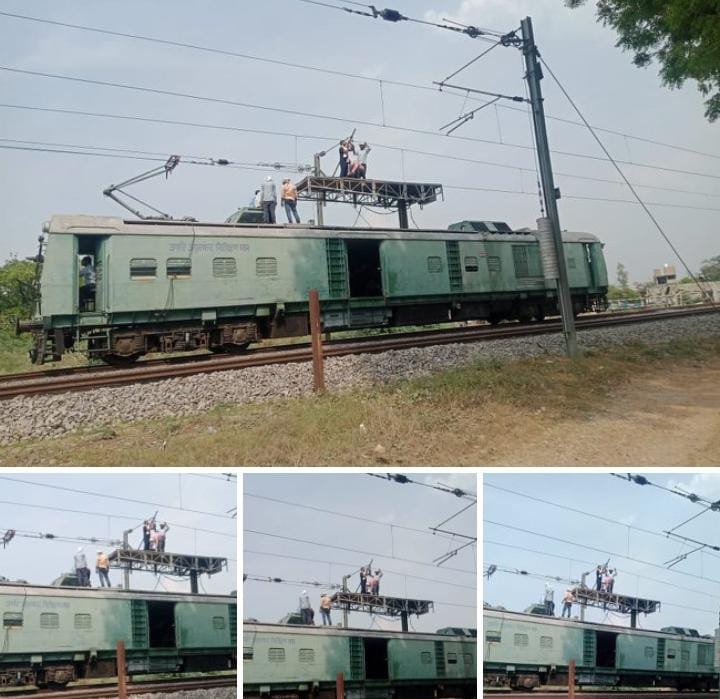 रायबरेली-विद्युत आपूर्ति बाधित होने से चार घंटे तक रुका रहा रेल संचालन,,,,