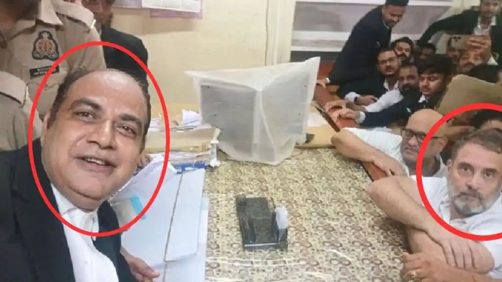  न राहुल गांधी का वकील, न ही जज', सेल्फी लेने वाले शख्स ने खुद बताई सच्चाई
