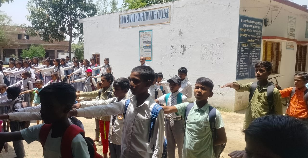 रायबरेली-श्याम सुंदर इंटर कॉलेज के छात्र-छात्राओं ने मतदाताओं को प्रेरित करने का लिया संकल्प