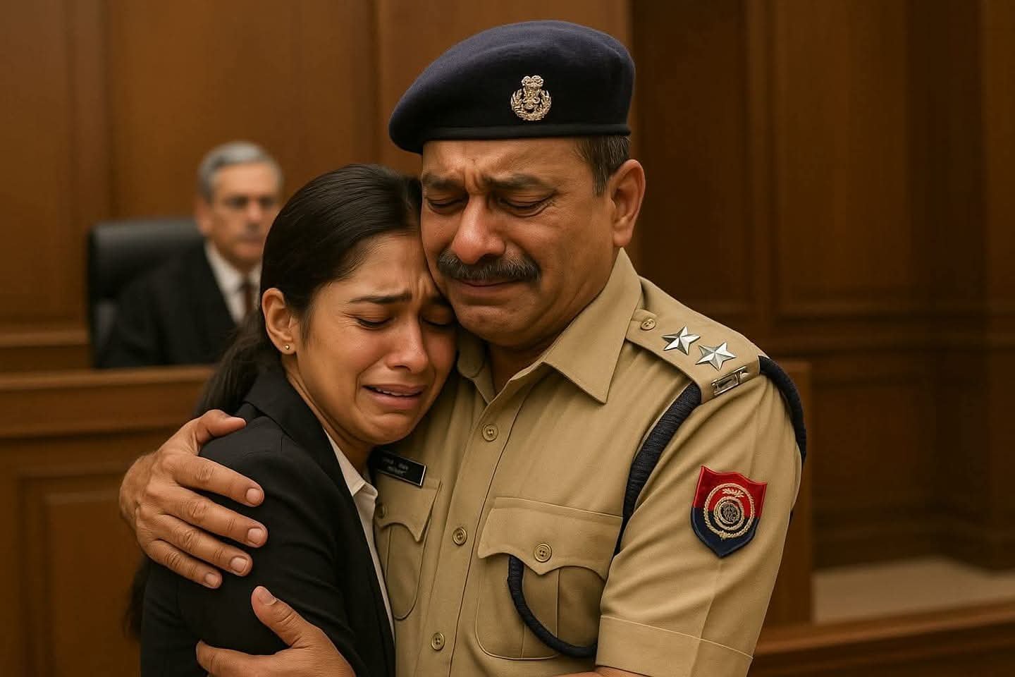 यूपी के प्रयागराज में कानून और रिश्ते के बीच का पल बना गवाह