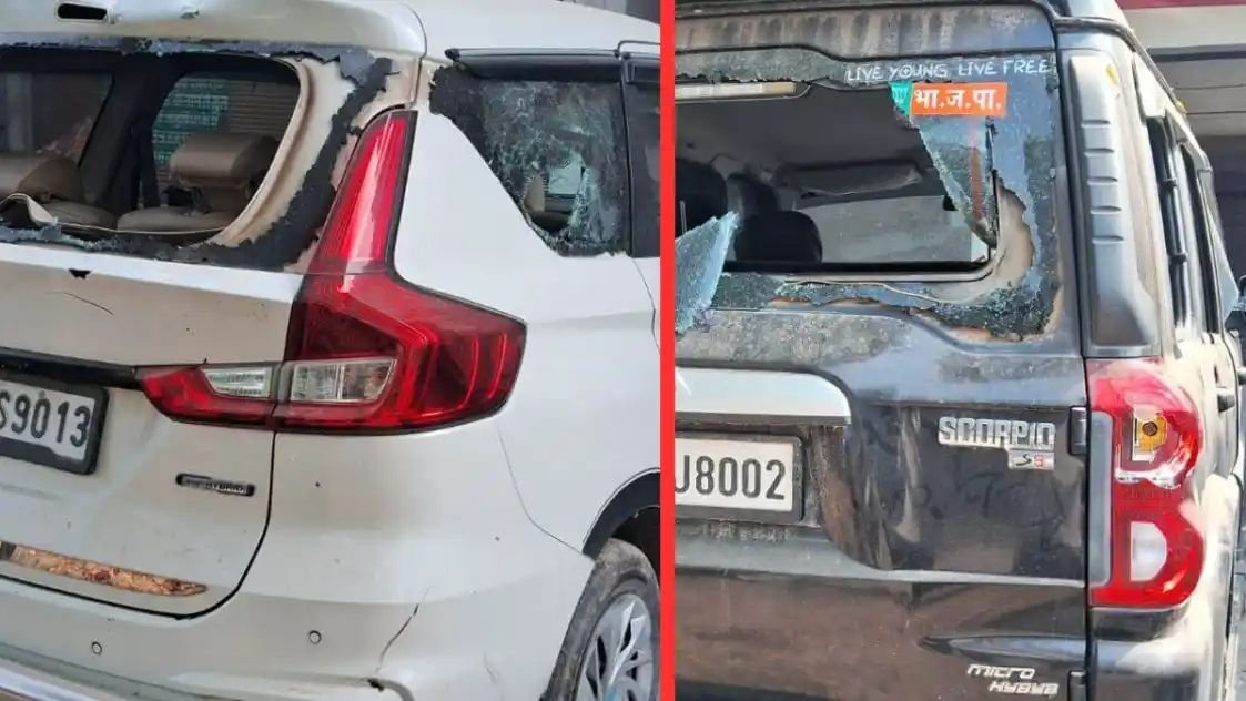 रायबरेली-घर के बाहर खड़ी कारों को पत्थर से तोड़ा, ठेकेदार बाहर निकला तो कर दी फायरिंग