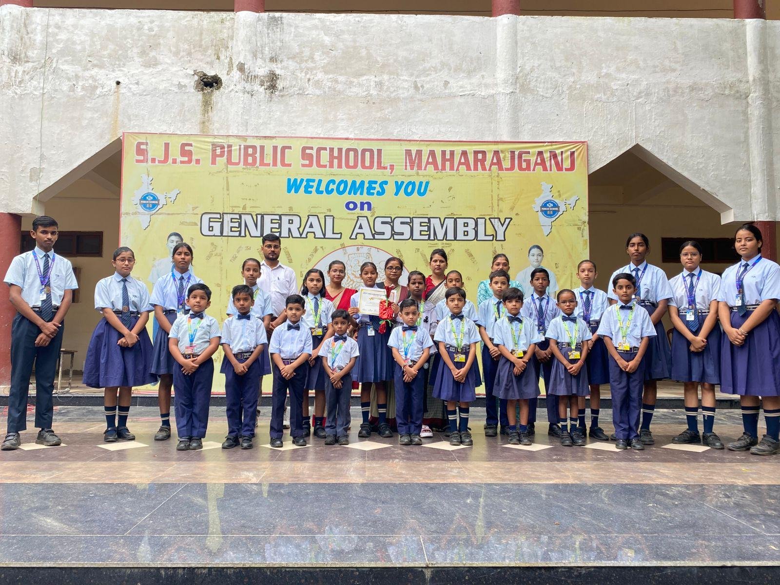 रायबरेली-हिंदुस्तान ओलंपियार्ड में एस०जे०एस पब्लिक स्कूल ने अपने उत्कृष्ट प्रदर्शन से किया विद्यालय का नाम रोशन