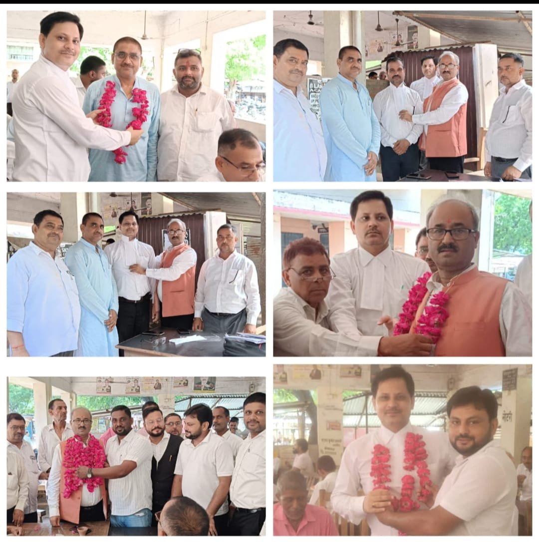 Raibareli-अखिलेश कुमार अवस्थी ने अधिवक्ताओं के बीच किया जनसंपर्क