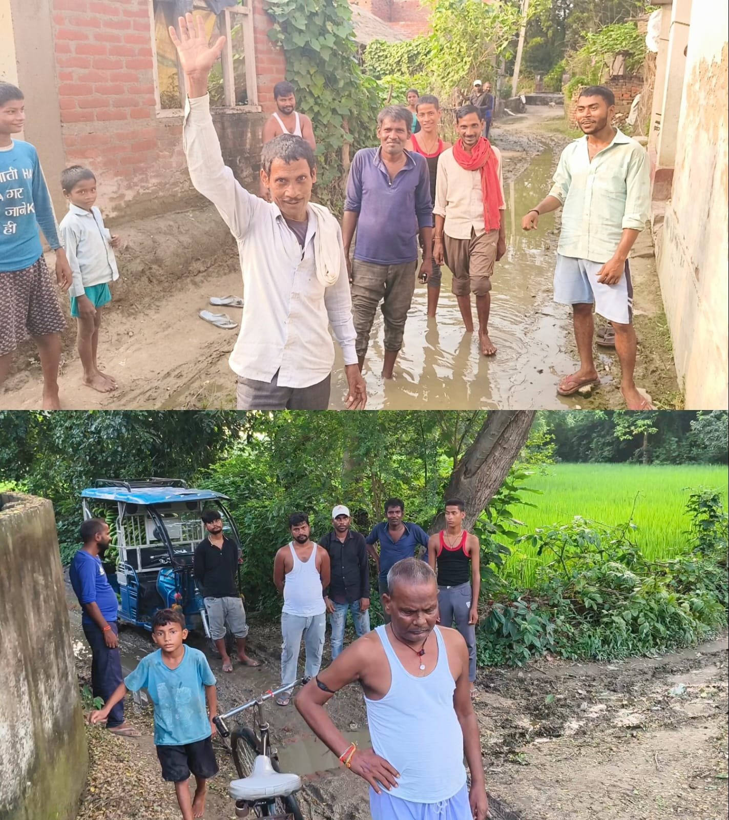 रायबरेली-कुसिहा मजरे पुरासी पंद्रह वर्षों से नहीं हुई खड़ंजे की मरम्मत, जलजमाव से ग्रामीण परेशान — प्रधान के खिलाफ फूटा आक्रोश*