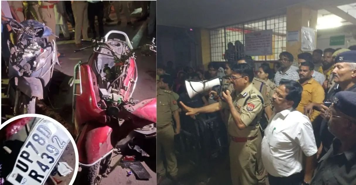 कानपुर में बीच बाजार मरकज मस्जिद के पास स्कूटी में भीषण विस्फोट, 12 लोग घायल; पांच दुकानदार हिरासत में