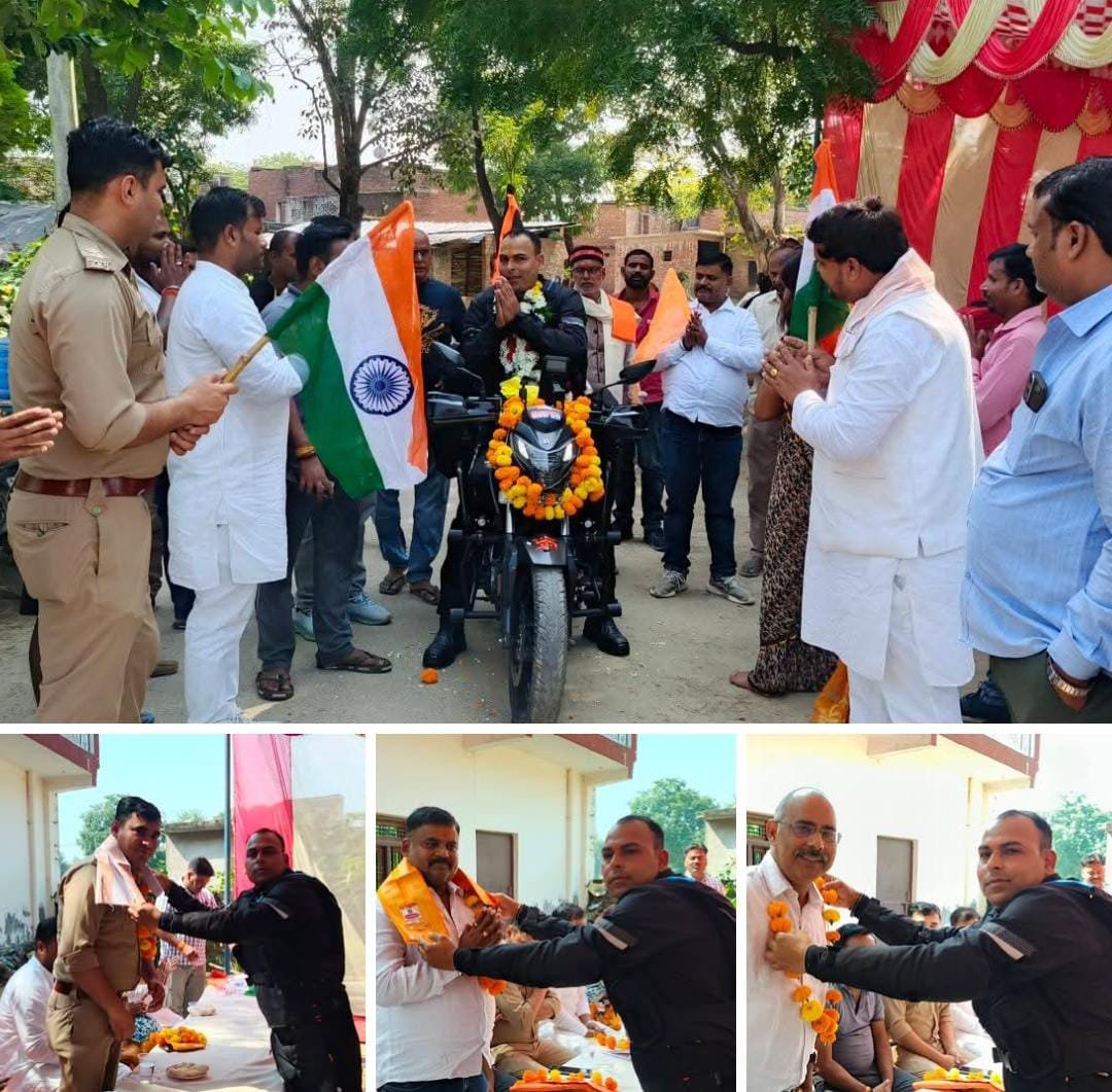 रायबरेली-देश की विभिन्न सभ्यताओं और संस्कृतियों को समझने के लिए भारत भ्रमण पर निकला यूट्यूबर