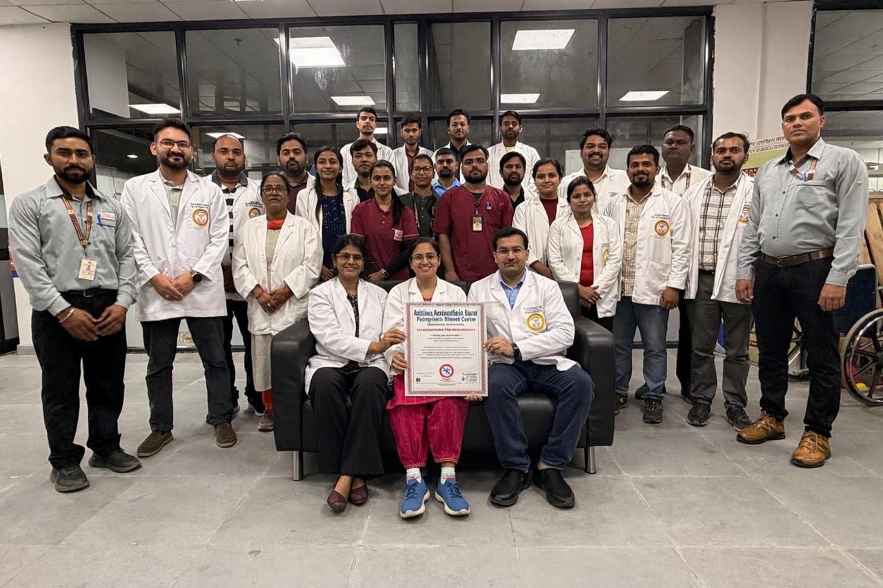 एम्स रायबरेली ब्लड सेंटर को NABH मिली मान्यता 