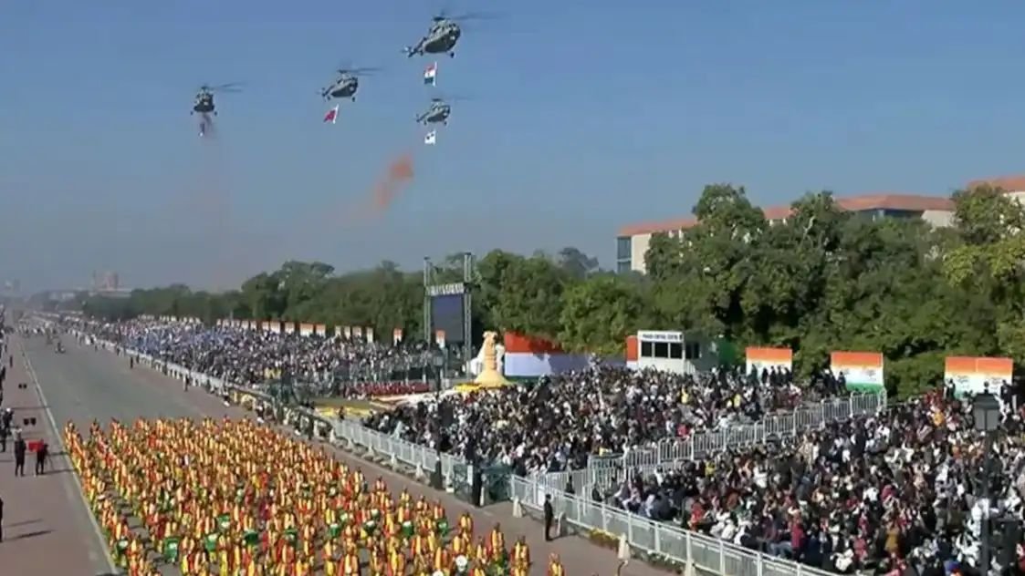 77वां गणतंत्र दिवस : 'सिंदूर' फॉर्मेशन में फ्लाईपास्ट, 2 कूबड़ वाला ऊंट होगा; 30 झांकियां, 2500 कलाकार परफॉर्म करेंगे