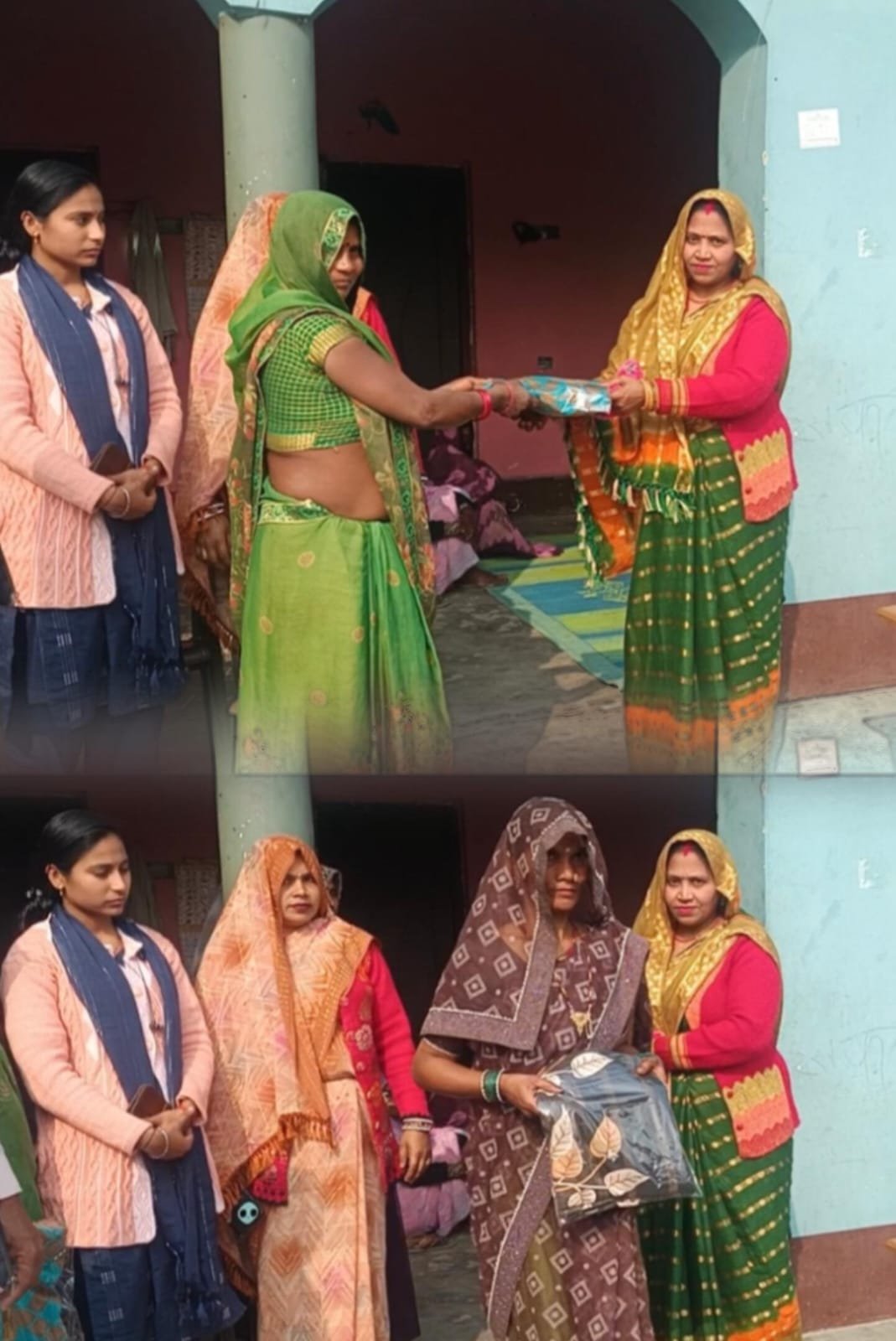 ऊँचाहार: समाजसेवी पप्पू मिश्रा ने जरूरतमंद महिलाओं को बांटी साड़ियाँ, बुजुर्गों का किया सम्मान,,,, 