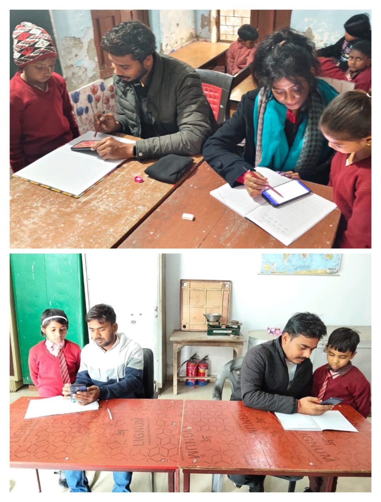 डायट की टीम ने जाँची परिषदीय बच्चों की दक्षता