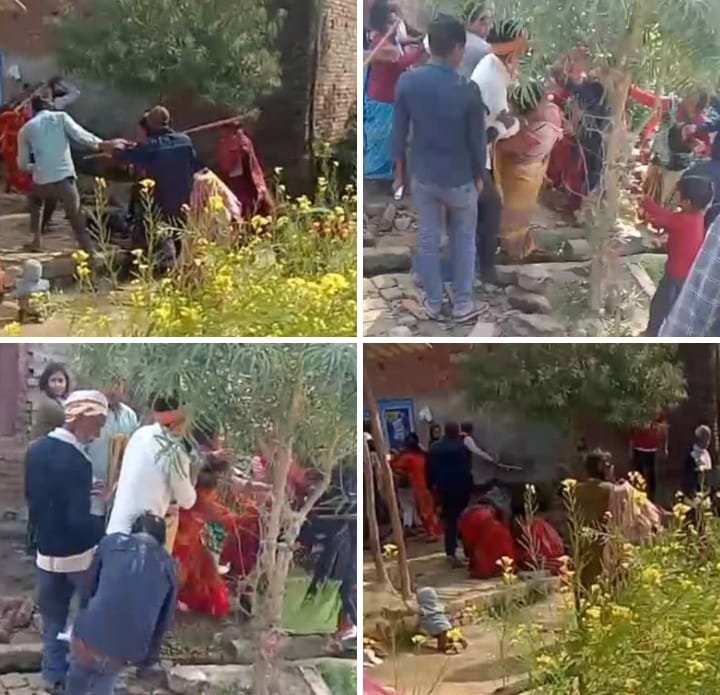 रायबरेली-दो पक्षों में जमकर हुई मारपीट का वीडियो सोशल मीडिया पर हुआ वायरल