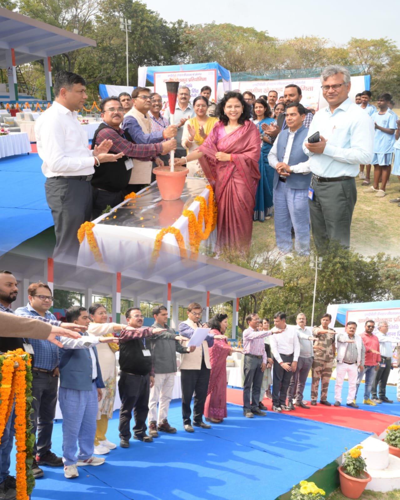 रायबरेली:एनटीपीसी ऊंचाहार में ग्रामीण खेल प्रतियोगिता सम्पन्न,,,,,,,,