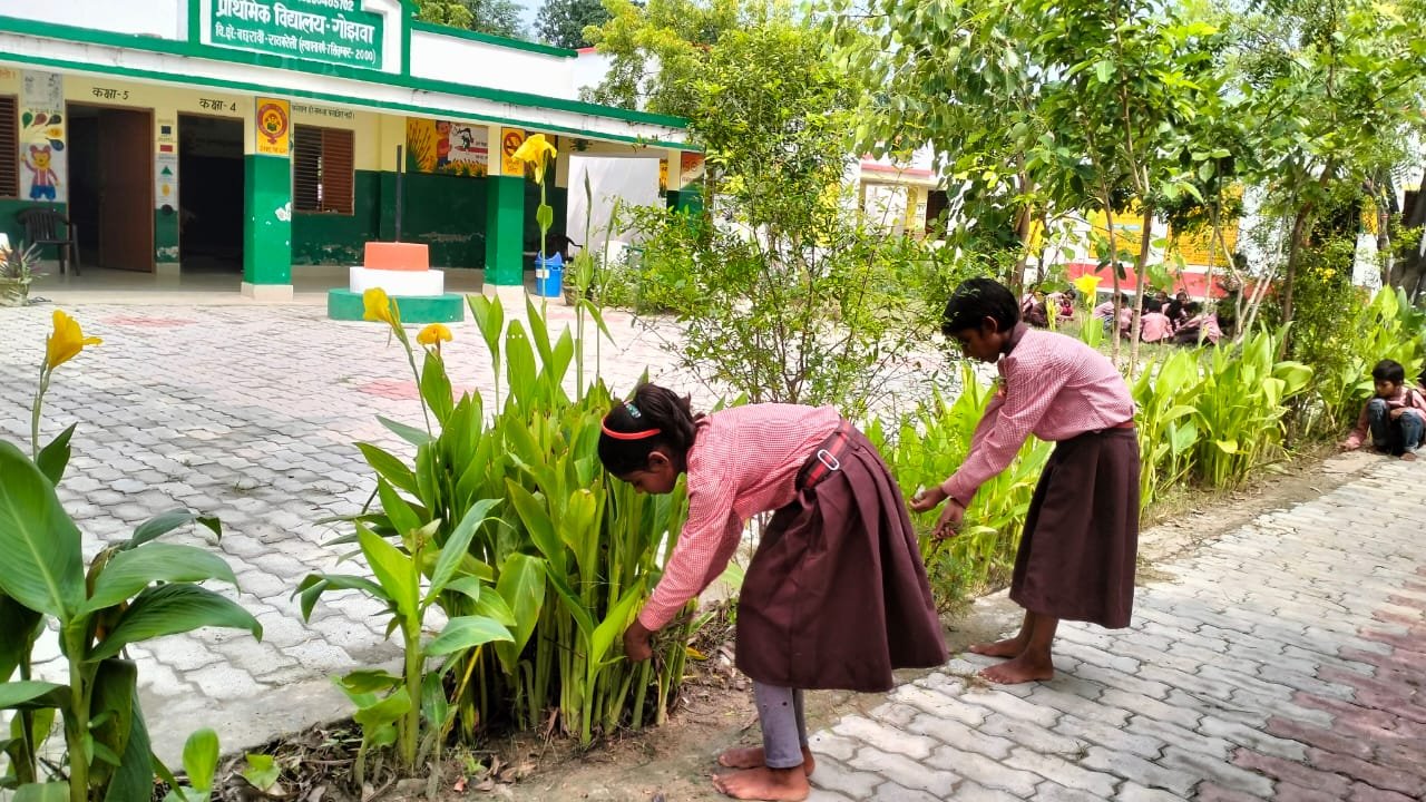Raibareli-स्वच्छ्ता हेतु बच्चों को किया गया जागरूक*