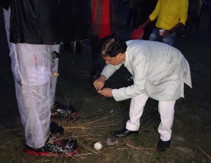 Raibareli-बारिश की वजह से विजय दशमी (दशहरा) का पर्व रहा फीका*