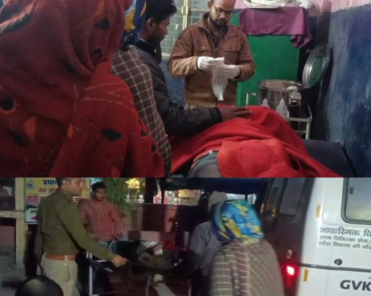 Raibareli-अज्ञात वाहन की चपेट में आने से बाइक सवार दो युवक घायल एक की हालत गंभीर जिला अस्पताल रेफर