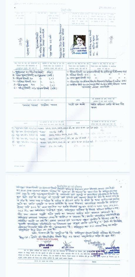 रायबरेली-पत्रकारिता की आड़ में करता था अपराध ,पुलिस ने खोली हिस्ट्रीशीट