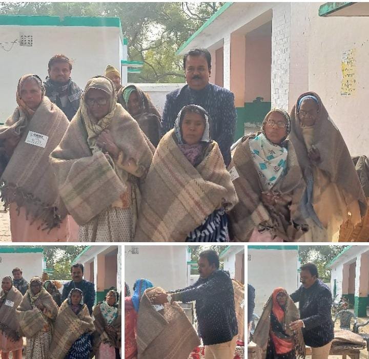 रायबरेली-एसडीएम ऊंचाहार ने गरीबो वा विकलांग को बाटे कंमल