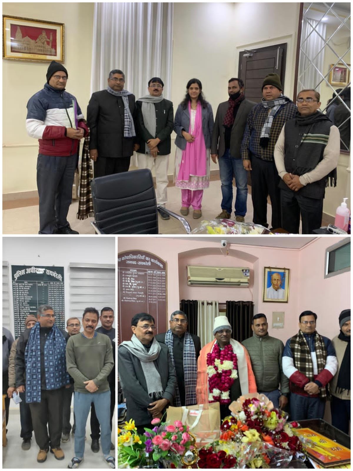 Raibareli-जिला संयोजक दिलीप द्विवेदी ने जिलाधिकारी माला श्रीवास्तव को नववर्ष की दी शुभकामनाएं।*