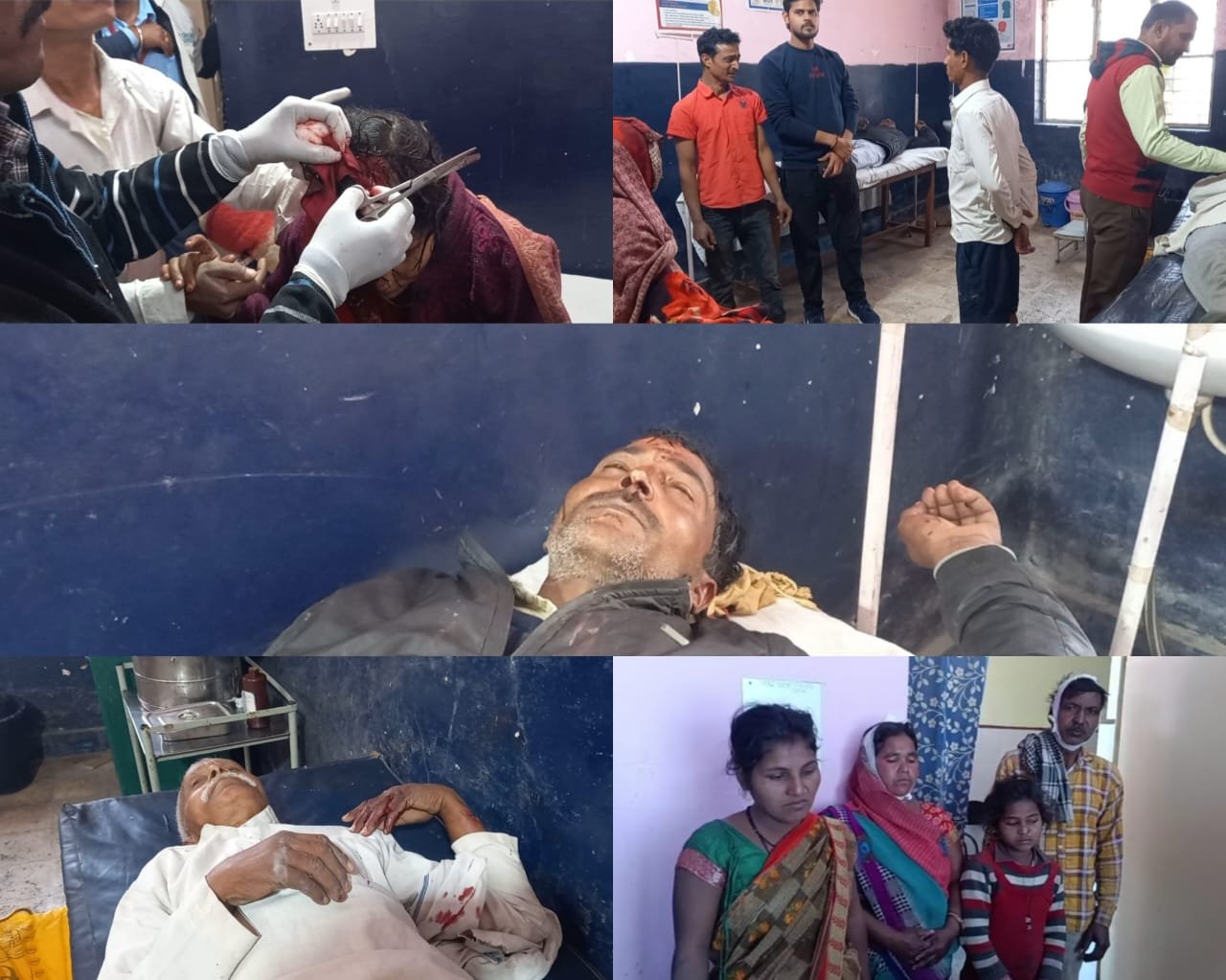 Raibareli-दो अलग-अलग घटनाओं में खूनी संघर्ष  आधा दर्जन से अधिक लोग घायल ,जांच में जुटी पुलिस