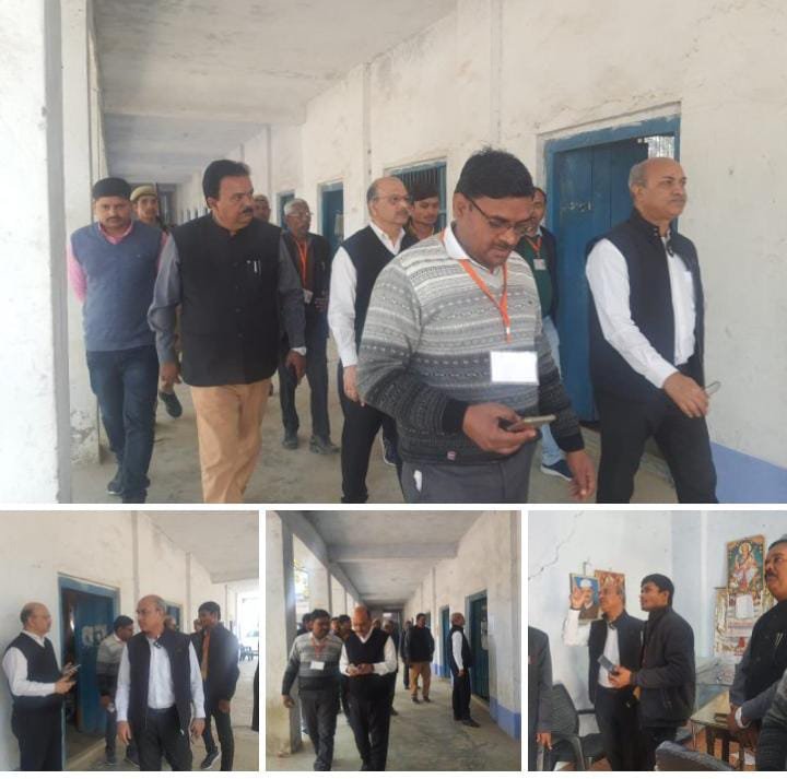 रायबरेली-माध्यमिक व बेसिक शिक्षा सचिवों ने किया परीक्षा केंद्रों का निरीक्षण,,