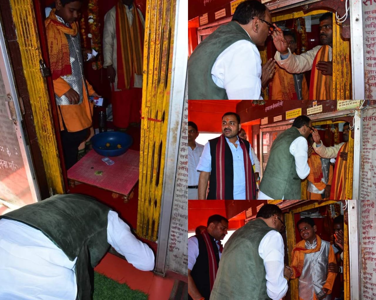 Raibareli-डिप्टी सीएम ने हनुमान मंदिर पर टेका माथा 