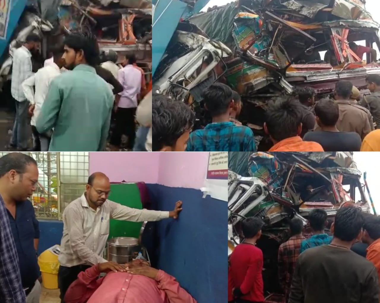 Raibareli-दो ट्रकों की आमने-सामने भिड़ंत में एक की मौत चार घायल