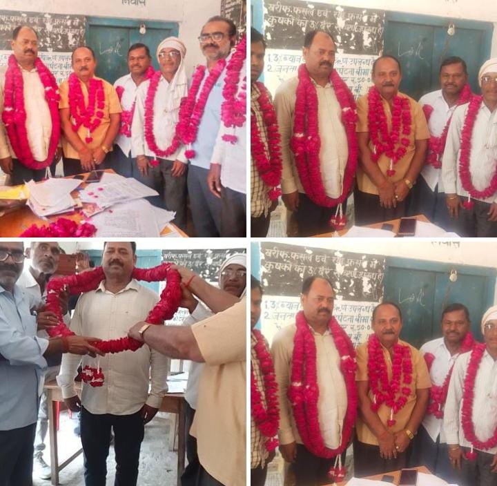 रायबरेली-साधन सहकारी समिति के चुनाव में सरायसहिजन के निर्विरोध सभापति चुने गए उग्रभान सिंह,,