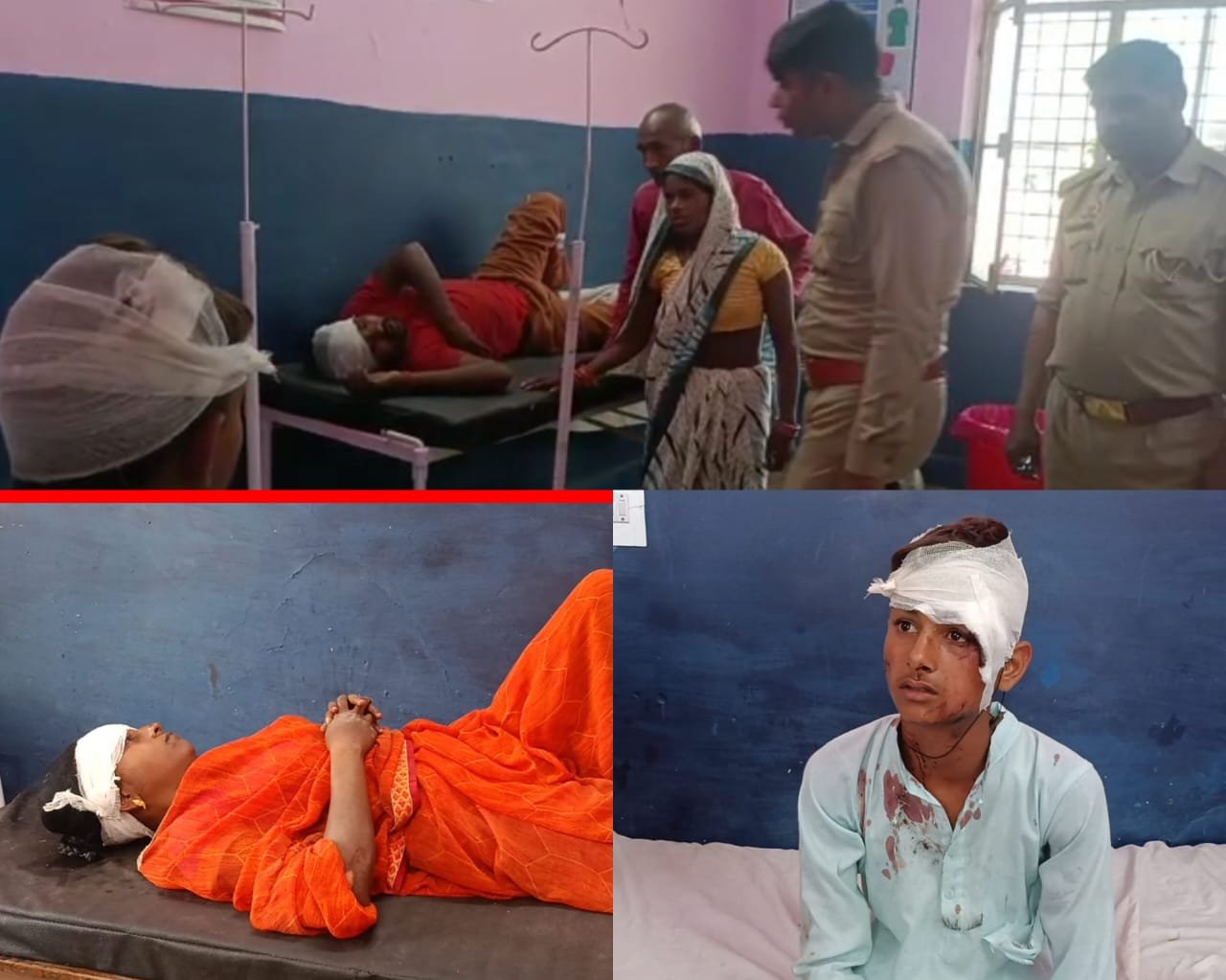 Raibareli-ई-रिक्शा से टकराई बाइक , एक महिला समेत तीन घायल जिला अस्पताल रेफर परिजनों ने अस्पताल में काटा हंगामा